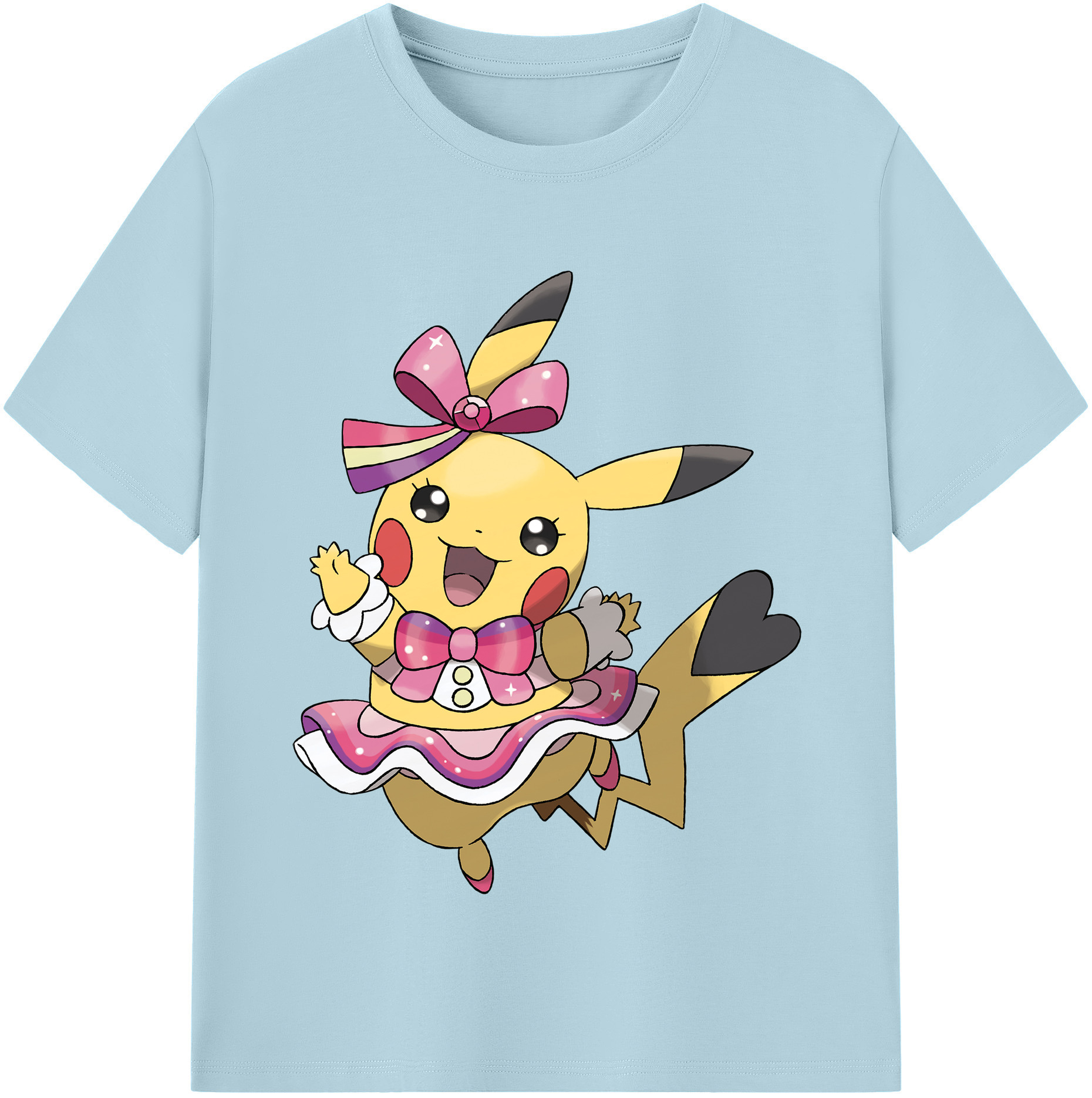 （画像用） ポケットモンスター Pokémon 綿100％半袖Tシャツ（フロントプリント）
